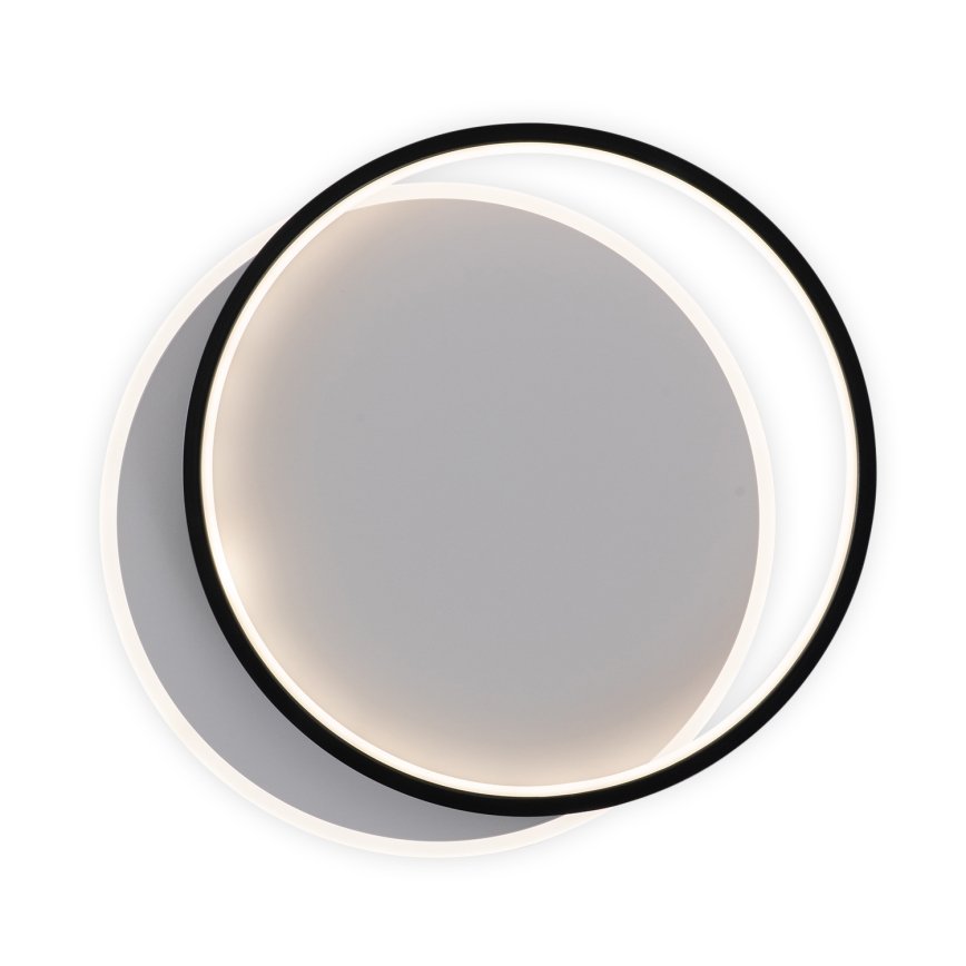 Brilagi - Luminaria de techo LED regulable FLARE LED/48W/230V 3000-6000K 39,5x45 cm blanco/negro + mando a distancia