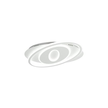 Brilagi - Luminaria de techo LED regulable IRIS LED/78W/230V 3000-6000K 37x49 cm blanca + mando a distancia
