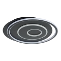 Brilagi - Lámpara de techo LED regulable IRIS LED/83W/230V 3000-6000K 46x50 cm negra + mando a distancia