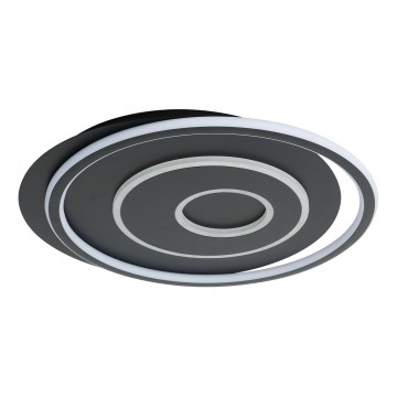 Brilagi - Lámpara de techo LED regulable IRIS LED/83W/230V 3000-6000K 46x50 cm negra + mando a distancia