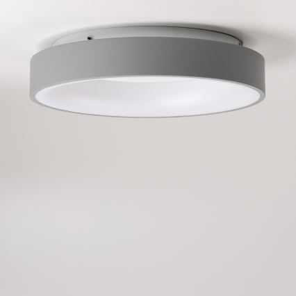 Brilagi - Luminaria de techo LED regulable FALCON LED/40W/230V 3000-6500K diámetro 45 cm gris + mando a distancia