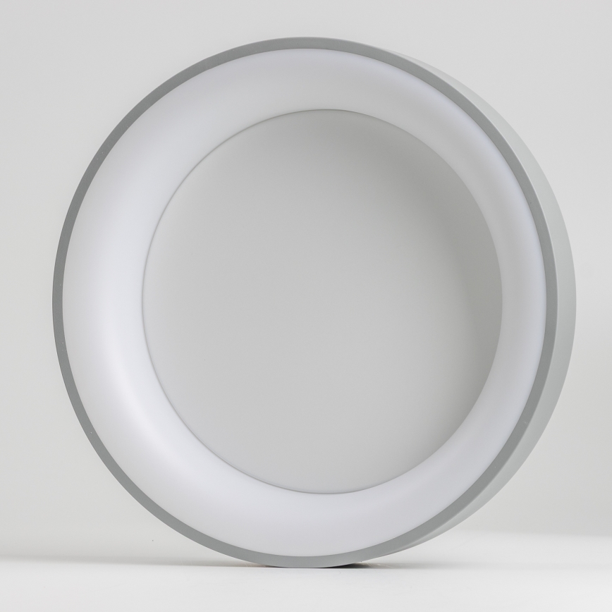 Brilagi - Luminaria de techo LED regulable FALCON LED/40W/230V 3000-6500K diámetro 45 cm gris + mando a distancia