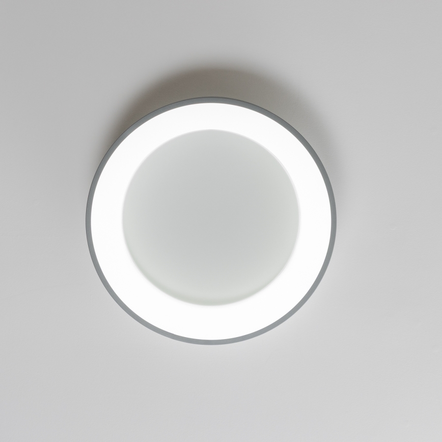 Brilagi - Luminaria de techo LED regulable FALCON LED/40W/230V 3000-6500K diámetro 45 cm gris + mando a distancia