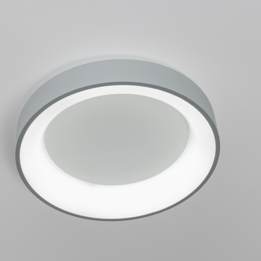 Brilagi - Luminaria de techo LED regulable FALCON LED/40W/230V 3000-6500K diámetro 45 cm gris + mando a distancia