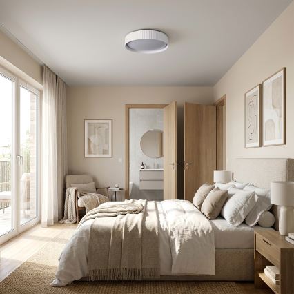 Brilagi - Luminaria de techo LED regulable LUCIA LED/48W/230V 3000-6500K Ø 41 cm blanca + mando a distancia
