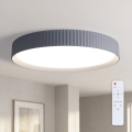 Brilagi - Lámpara de techo LED regulable LUCIA LED/60W/230V 3000-6500K Ø 59 cm gris + mando a distancia