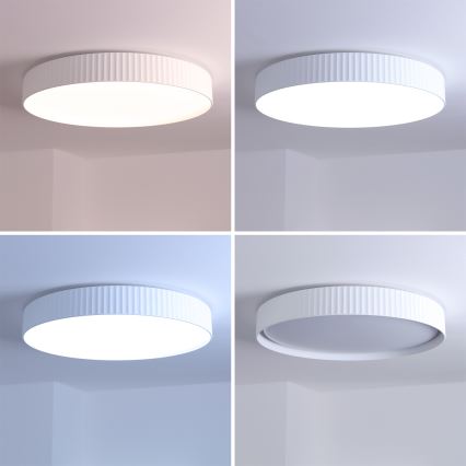 Brilagi - Lámpara de techo LED regulable LUCIA LED/60W/230V 3000-6500K diámetro 59 cm blanca + mando a distancia
