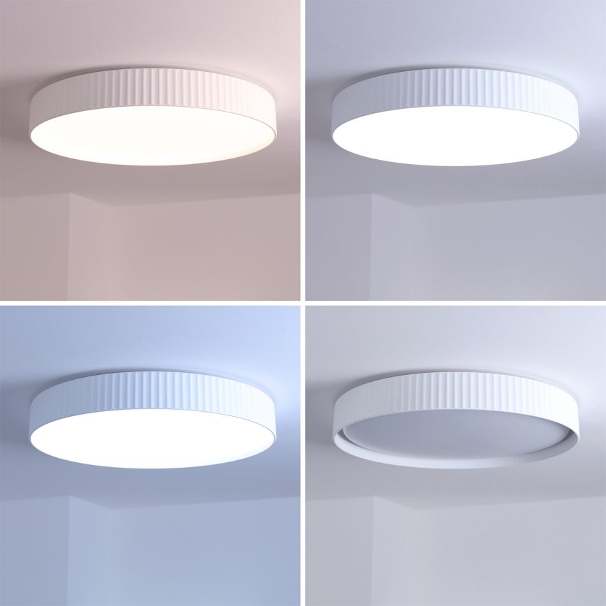 Brilagi - Lámpara de techo LED regulable LUCIA LED/60W/230V 3000-6500K diámetro 59 cm blanca + mando a distancia