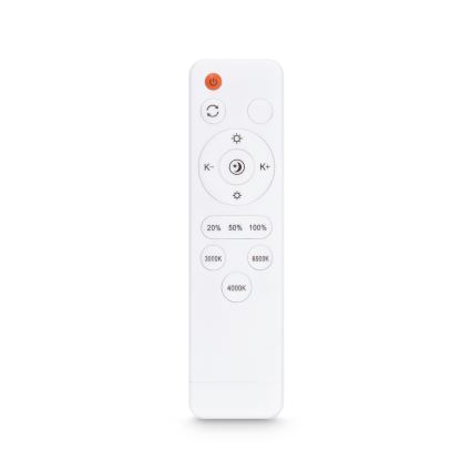 Brilagi - Lámpara de techo LED regulable LUCIA LED/60W/230V 3000-6500K diámetro 59 cm blanca + mando a distancia