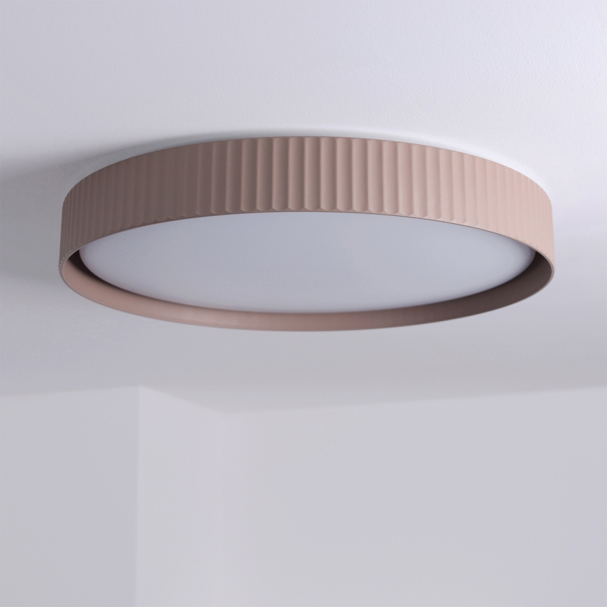 Brilagi - Lámpara de techo LED regulable LUCIA LED/60W/230V 3000-6500K Ø 59 cm marrón + mando a distancia
