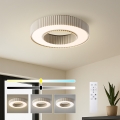 Brilagi - Lámpara de techo LED regulable LUMIX LED/48W/230V 3000-6000K beige, diámetro 50 cm + mando a distancia