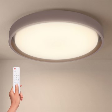 Brilagi - Lámpara de techo LED regulable MATTEO LED/48W/230V 3000-6500K diámetro 41 cm taupe + mando a distancia