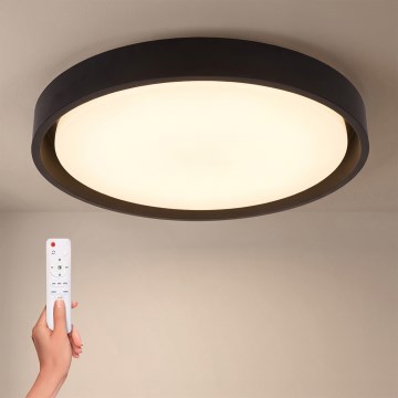 Brilagi - Lámpara de techo LED regulable MATTEO LED/48W/230V 3000-6500K Ø 41 cm negro + mando a distancia