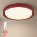 Brilagi - Lámpara de techo LED regulable MATTEO LED/48W/230V 3000-6500K Ø 41 cm roja + mando a distancia