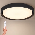 Brilagi - Lámpara de techo LED regulable MATTEO LED/60W/230V 3000-6500K Ø 51,5 cm negra + mando a distancia