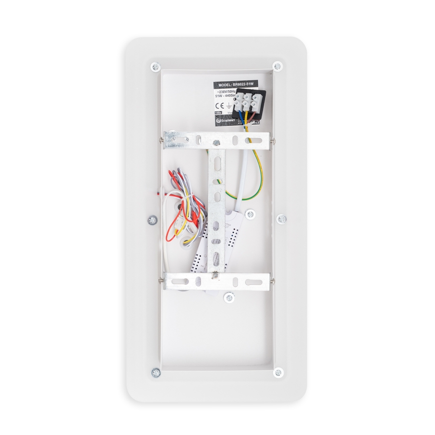 Brilagi - Luminaria de techo LED regulable MODERN LED/51W/230V 3000-6000K 20x40 cm + mando a distancia
