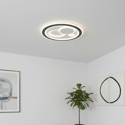 BRILAGI - Luminaria de techo LED regulable MODERN LED/89W/230V 3000-6000K Ø 47 cm + control remoto