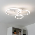 Brilagi - Lámpara de techo LED regulable ORBITS LED/40W/230V 3000-6500K blanco + control remoto