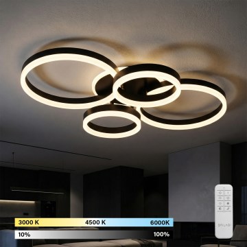 Brilagi - Lámpara de techo LED regulable ORBITS LED/52W/230V 3000-6000K + mando a distancia