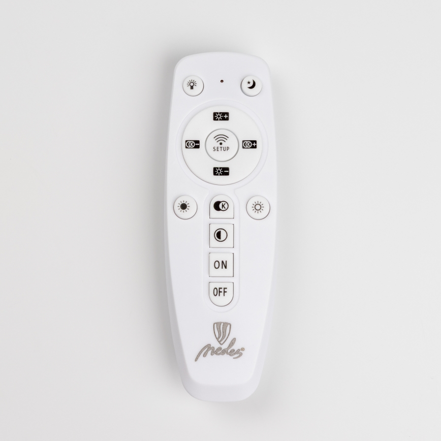 Brilagi - Lámpara de techo LED regulable ORBITS LED/85W/230V 3000-6500K negro + control remoto