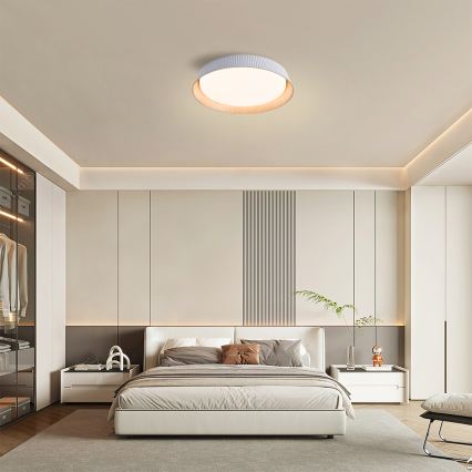 Brilagi - Lámpara de techo LED regulable ORINO LED/54W/230V 3000-6000K blanca diámetro 43 cm + mando a distancia