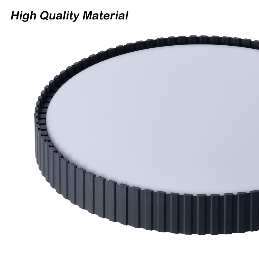 Brilagi - Lámpara de techo LED regulable ORINO LED/54W/230V 3000-6000K negro, diámetro 43 cm + mando a distancia