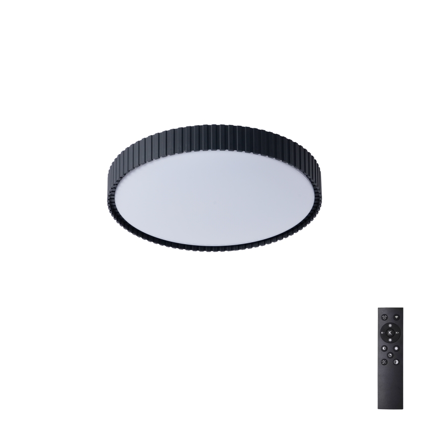 Brilagi - Lámpara de techo LED regulable ORINO LED/54W/230V 3000-6000K negro, diámetro 43 cm + mando a distancia
