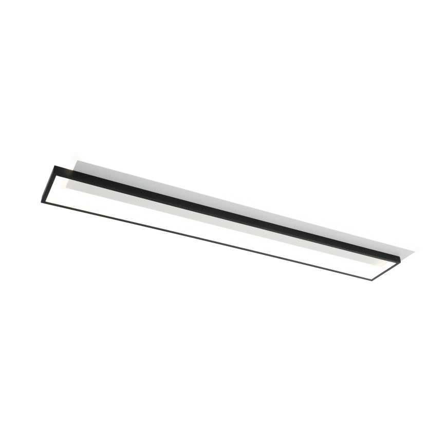 Brilagi - Plafón LED regulable OUTLINE LED/90W/230V 3000-6000K 18x100 cm blanco/negro + mando a distancia