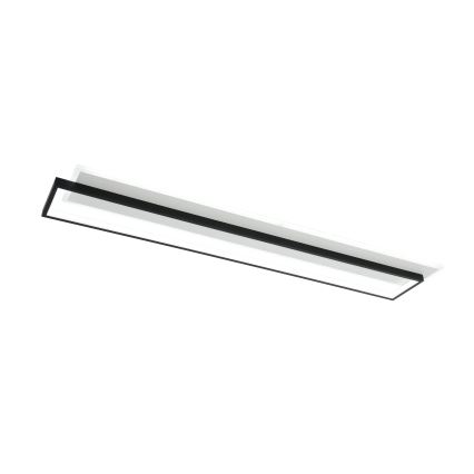 Brilagi - Plafón LED regulable OUTLINE LED/90W/230V 3000-6000K 18x100 cm blanco/negro + mando a distancia