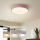 Brilagi - Lámpara de techo LED regulable POOL LED, 36 W / 230 V, 3000-6000 K, diámetro 30 cm, rosa + control remoto