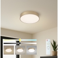 BRILAGI - Lámpara de techo LED regulable POOL LED/36W/230V 3000-6000K Ø 30 cm dorado + mando a distancia