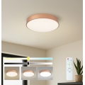BRILAGI - Lámpara de techo LED regulable POOL LED/48W/230V 3000-6000K Ø 40 cm bronce + control remoto
