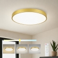 Brilagi - Lámpara de techo LED regulable POOL LED/60W/230V, 3000-6000 K, diámetro 60 cm, dorada + mando a distancia