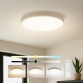 Brilagi - Lámpara de techo LED regulable POOL LED/60W/230V 3000-6000K Ø 50 cm beige + mando a distancia