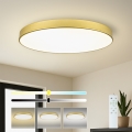 Brilagi - Lámpara de techo LED regulable POOL SMART LED/128W/230V 3000-6000K 100 cm acabado dorado Wi-Fi Tuya + mando a distancia