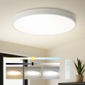 Brilagi - Lámpara de techo LED regulable POOL SMART LED/128W/230V 3000-6000K diámetro 100 cm Wi-Fi Tuya blanca + mando a distancia