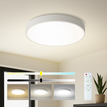 Brilagi - Lámpara de techo LED regulable POOL SMART LED/48W/230V 3000-6000K 40 cm + mando a distancia blanca
