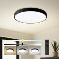 Brilagi - Lámpara de techo LED regulable POOL SMART LED/48W/230V 40 cm 3000-6000K Wi-Fi Tuya + mando a distancia negro