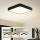 Brilagi - Lámpara de techo LED regulable POOL SQUARE LED/36W/230V 3000-6000K 40x40 cm negra + mando a distancia