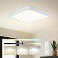 Brilagi - Lámpara de techo LED regulable POOL SQUARE LED/48W/230V 3000-6000K 50x50 cm blanca + mando a distancia