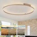 Brilagi - Lámpara de techo LED regulable PORTOFINO LED/85W/230V 3000-6000K, diámetro 120 cm, beige + mando a distancia