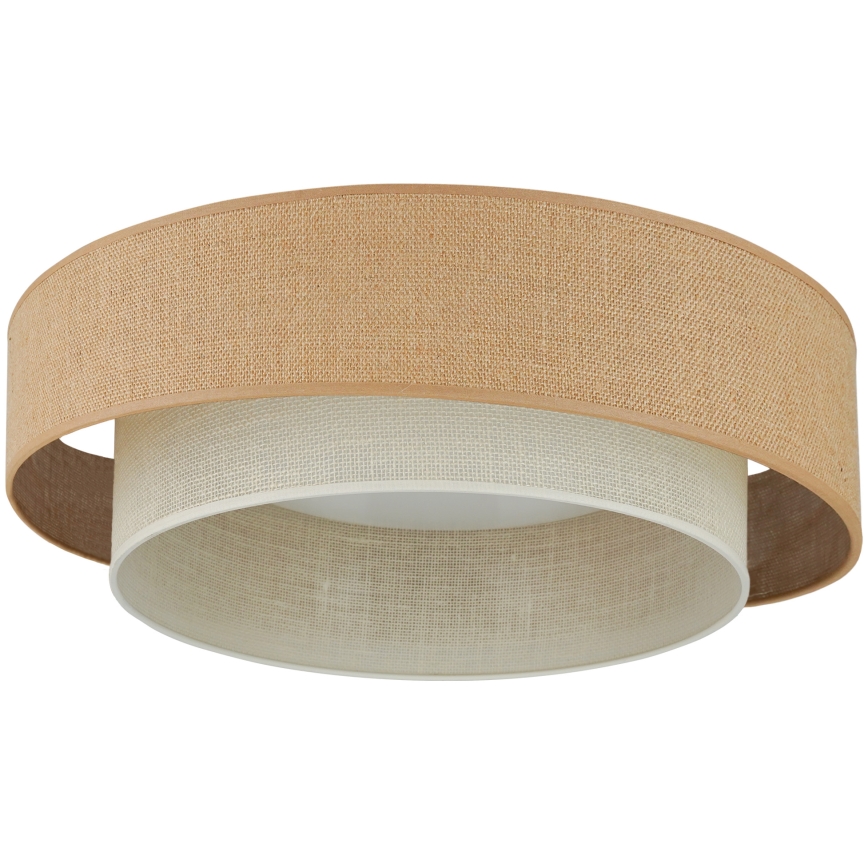 Brilagi - Lámpara de techo LED regulable SHINE LED/24W/230V Ø 60 cm 3000/4000/6500K beige/crema + mando a distancia