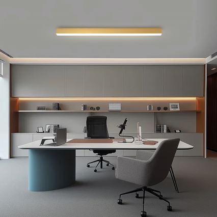 Brilagi - Lámpara LED de techo regulable SLEEKLINE SMART LED/40W/230V 3000-6000K Wi-Fi Tuya dorada + mando a distancia
