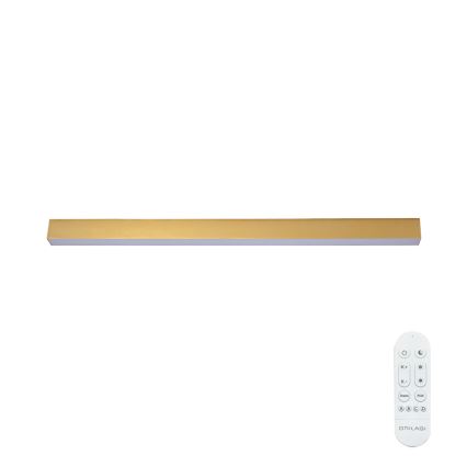 Brilagi - Lámpara LED de techo regulable SLEEKLINE SMART LED/40W/230V 3000-6000K Wi-Fi Tuya dorada + mando a distancia