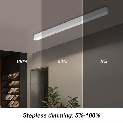 Brilagi - Lámpara de techo LED regulable SLEEKLINE SMART LED/40W/230V 3000-6000K Wi-Fi Tuya blanca + control remoto