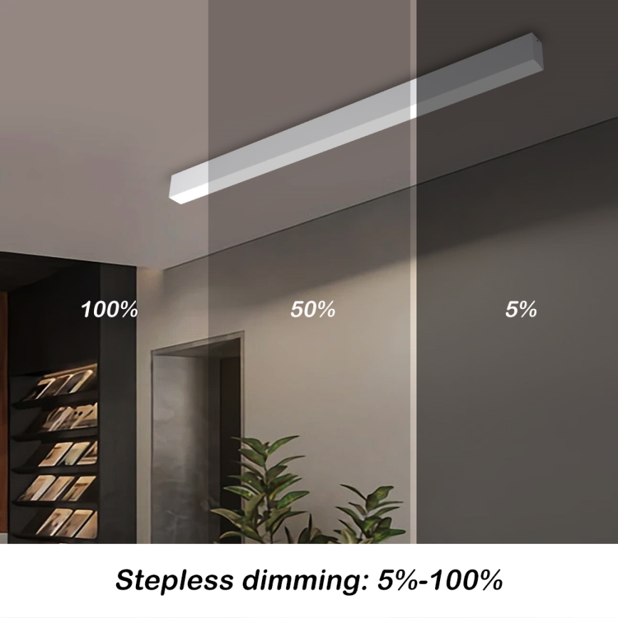 Brilagi - Lámpara de techo LED regulable SLEEKLINE SMART LED/40W/230V 3000-6000K Wi-Fi Tuya blanca + control remoto