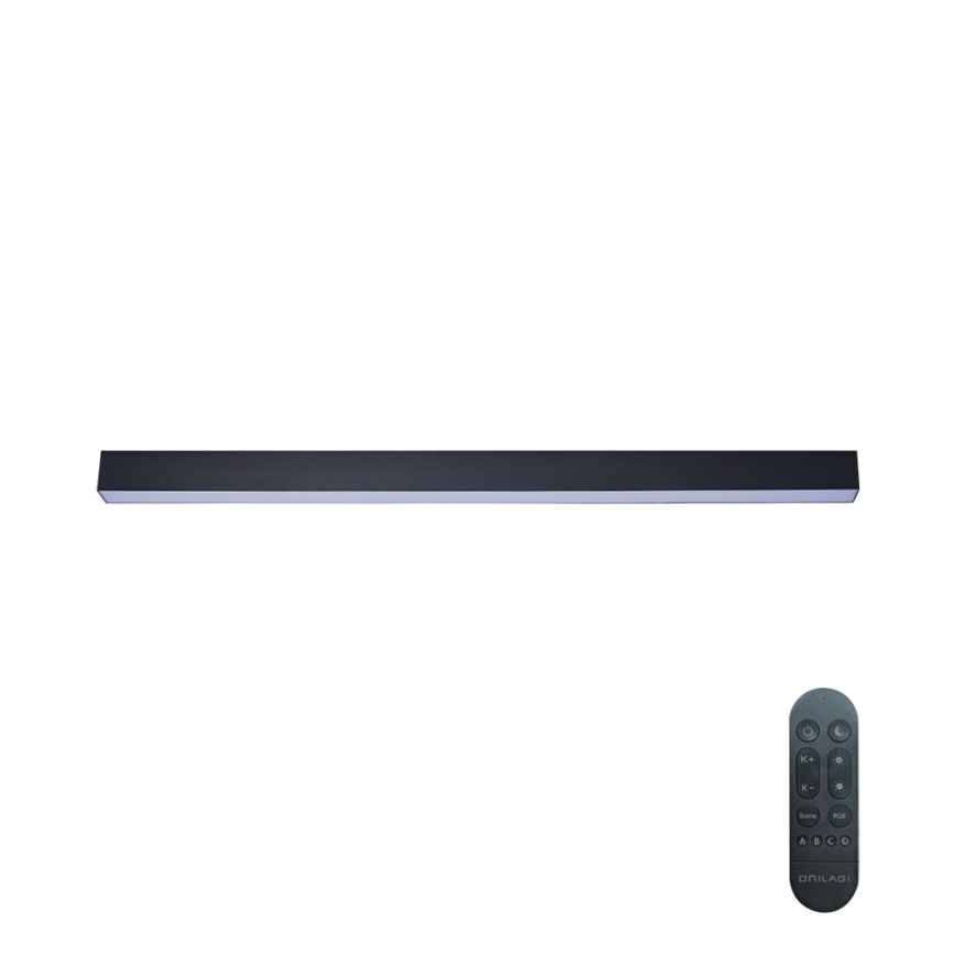 Brilagi - Plafón LED regulable SLEEKLINE SMART LED/40W/230V 3000-6000K Wi-Fi Tuya negro + mando a distancia