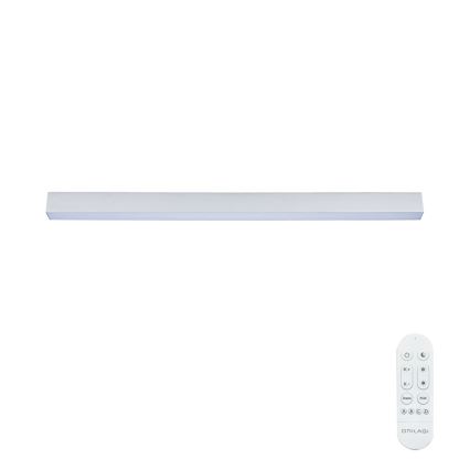 Brilagi - Lámpara de techo LED regulable SLEEKLINE SMART LED/40W/230V 3000-6000K Wi-Fi Tuya plateada + control remoto