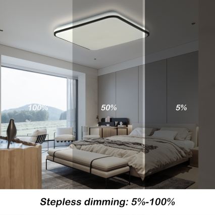 BRILAGI - Lámpara de techo LED regulable SMART LED/36W/230V 53x53 cm 3000-6000K Wi-Fi Tuya Beacon + control remoto