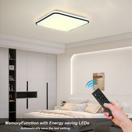 BRILAGI - Lámpara de techo LED regulable SMART LED/36W/230V 53x53 cm 3000-6000K Wi-Fi Tuya Beacon + control remoto